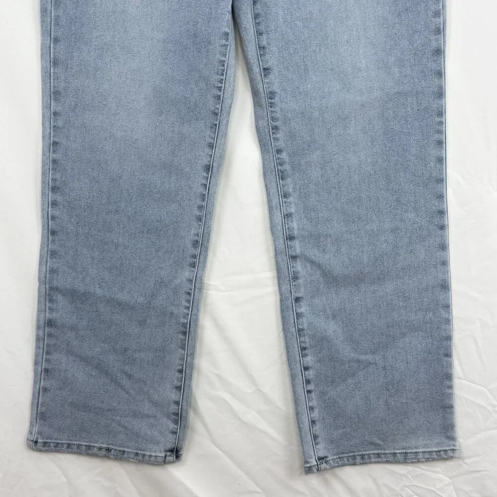 NWT Seven7 Women's Loose Straight Jean Size 10 High Rise Light Wash - Picture 15 of 16